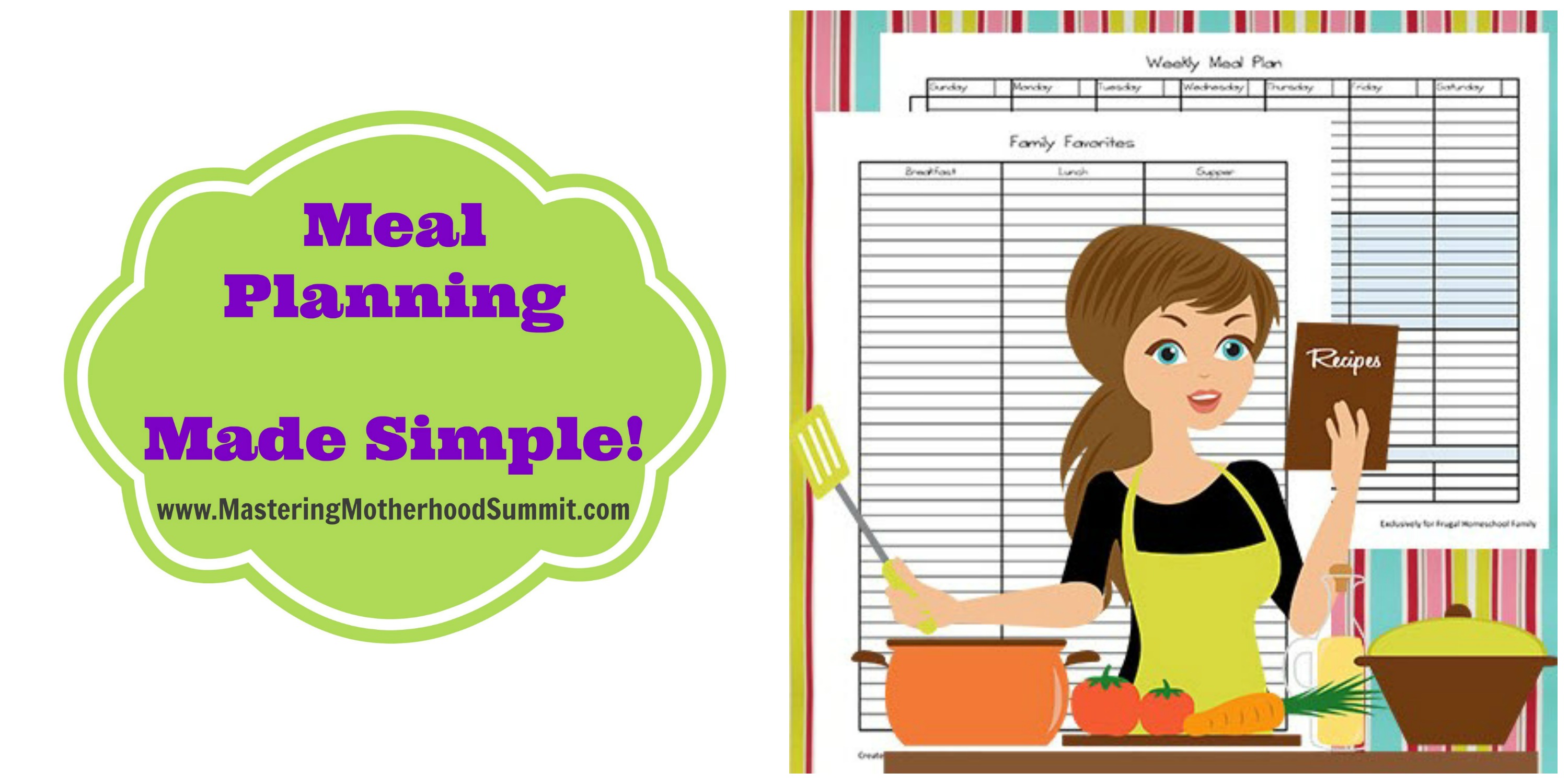 master grocery list template - The Meal Planning Method